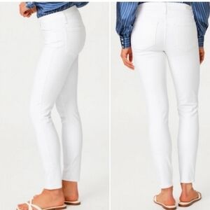 Paige Verdugo Ankle Light Distressing Crisp White Women Size 29 Great Year Round